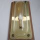 Large vintage wooden wall light