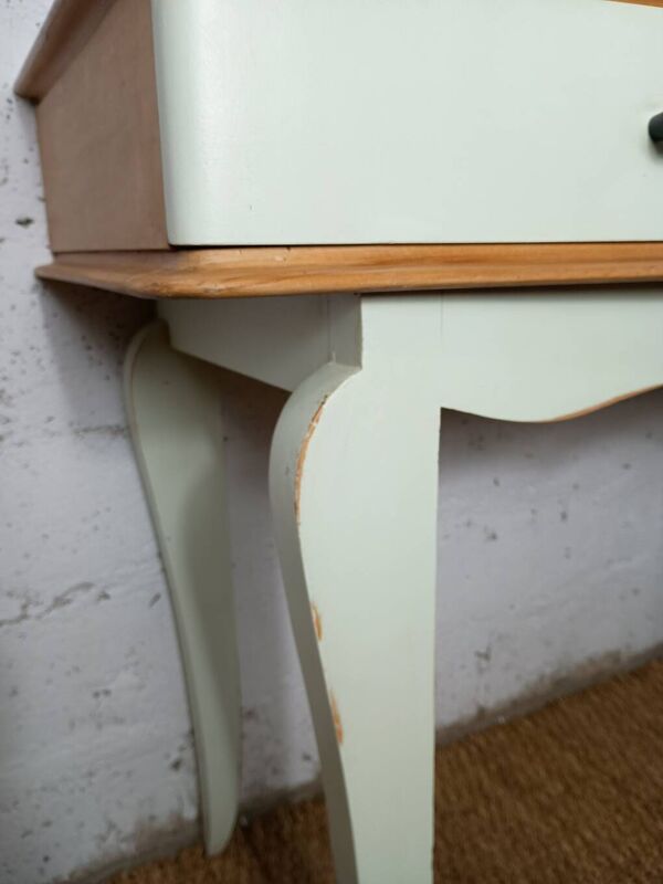 Console en bouleau massif vintage relookée