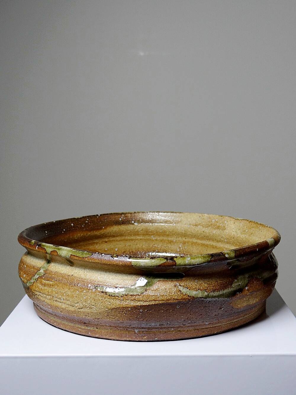 Vintage/Antique Brutalist Japanese Iga Art Ceramic Bowl