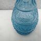 Chiseled glass decanter