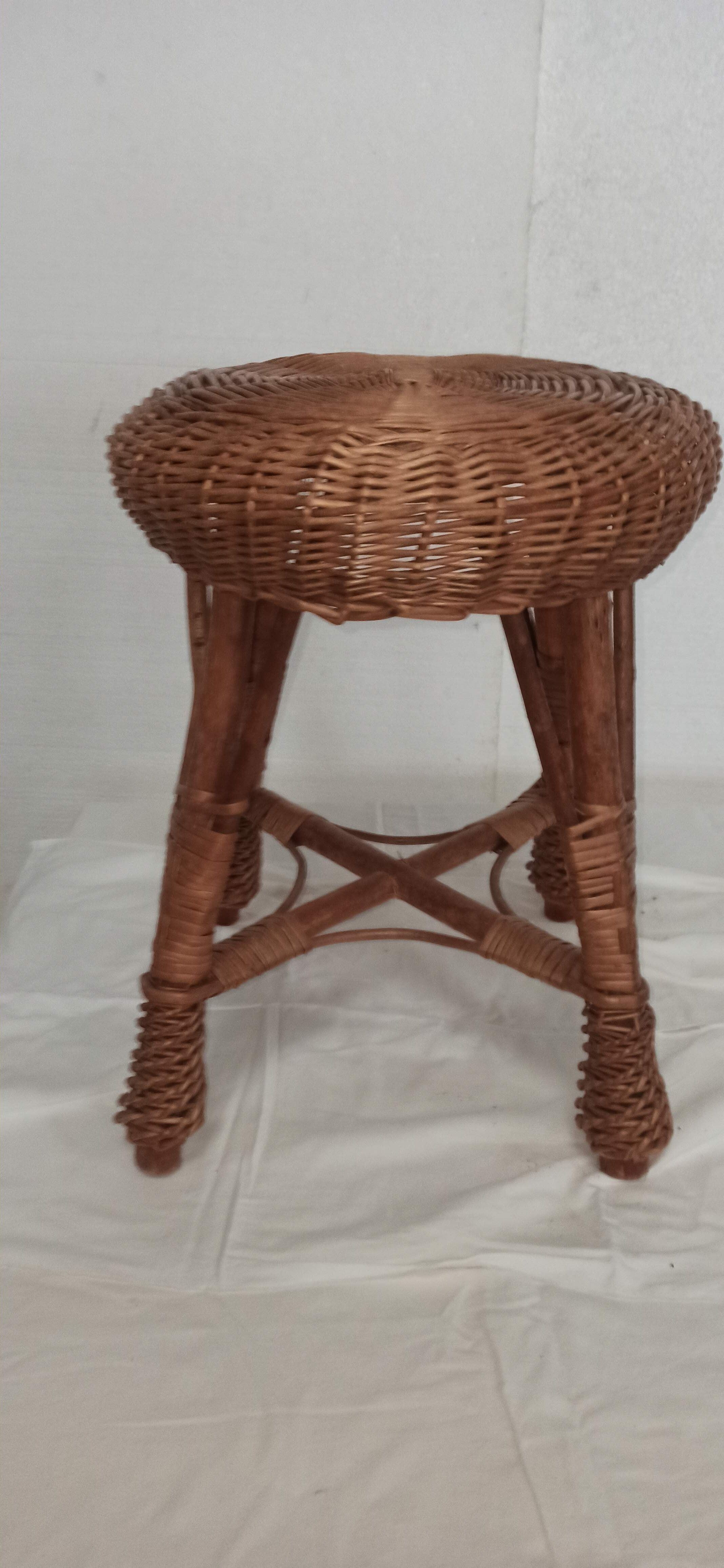 Rattan stool
