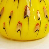 Vase Art déco opalin jaune