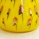Yellow opaline Art Deco vase