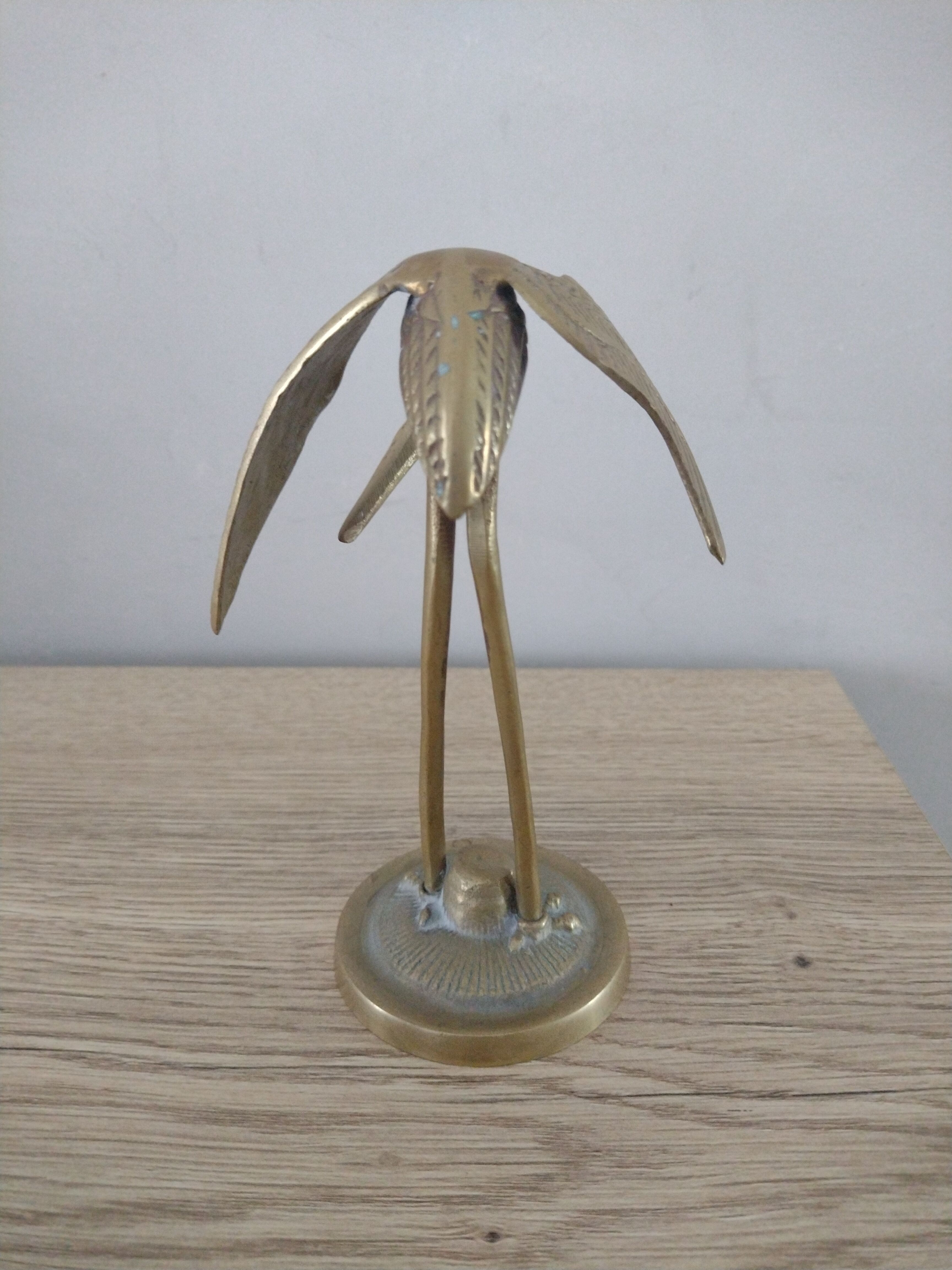 Brass heron