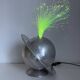 Rare French fibre optic lamp "La Sphérique" from the 1970s Space Age.