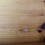 Pair of solid pine bedside tables