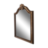 Rectangle mirror adorned shell and flower - 45x29cm