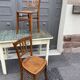 Paire de chaises bistrot bois courbé