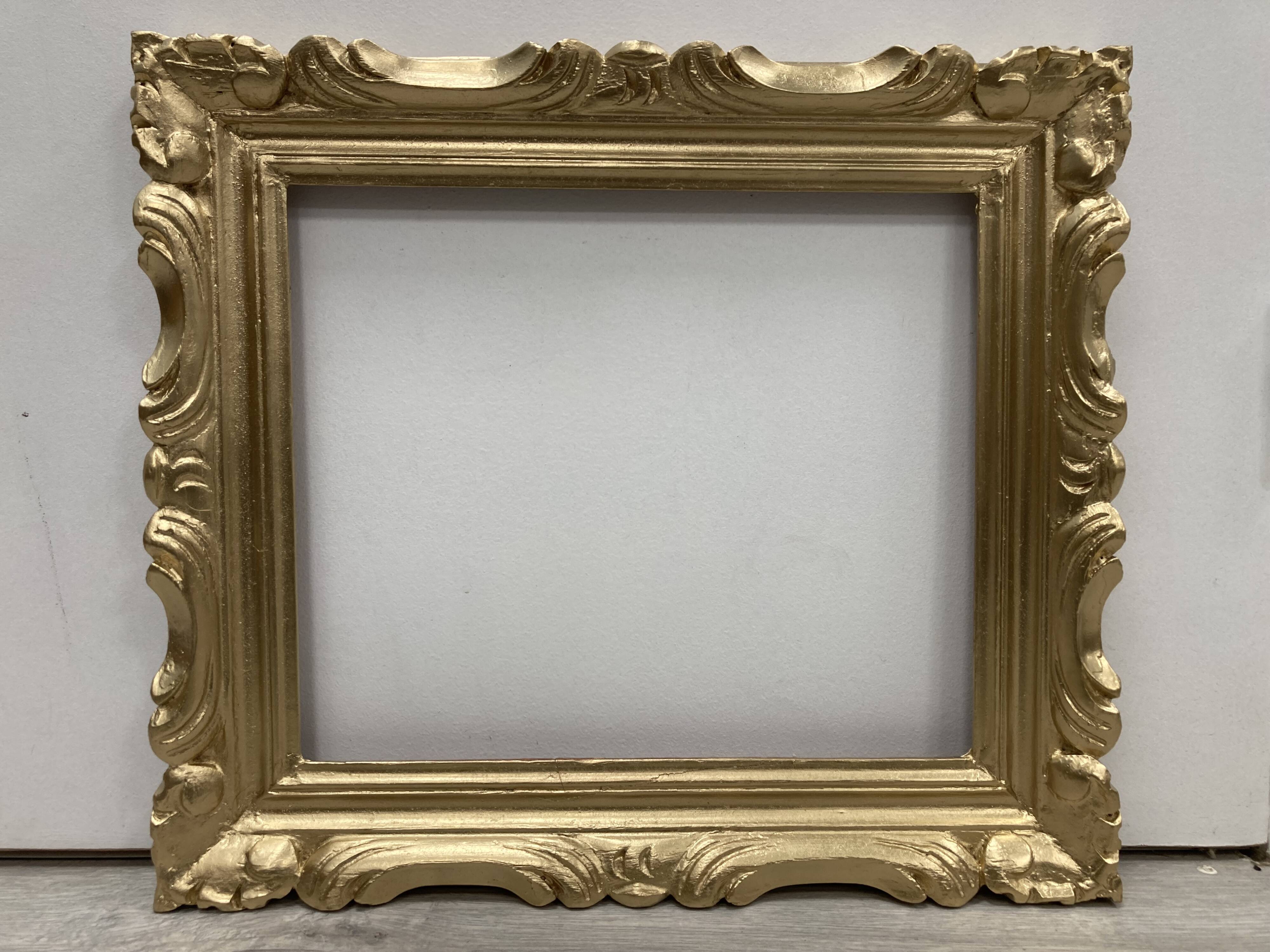 Louis XV style golden frame