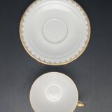 White and gilded Limoges porcelain tea/coffee service – MPM0724SV1