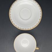 Service à thé/café porcelaine de Limoges blanche et dorure – MPM0724SV1