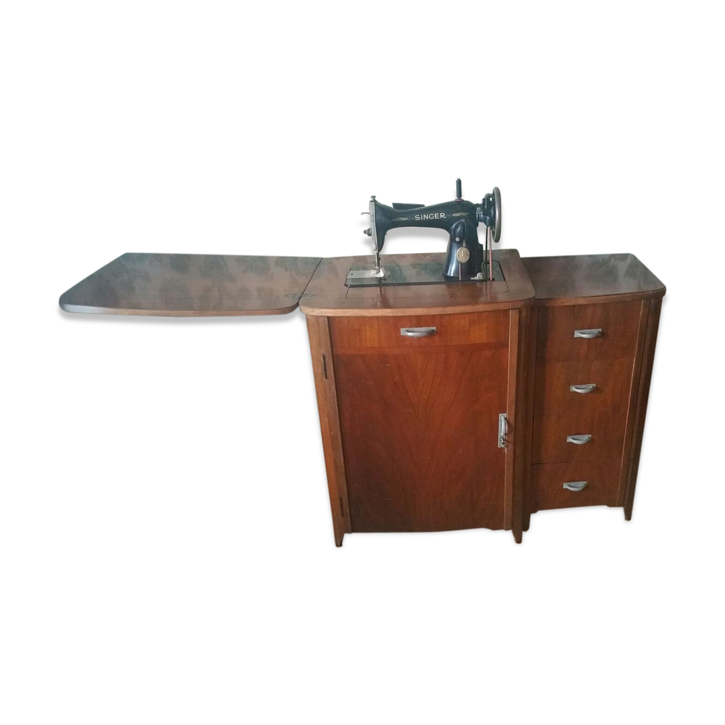 Furniture sewing old singer machine