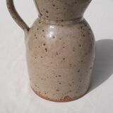Sandstone pitcher signed Jean Migeon La Borne