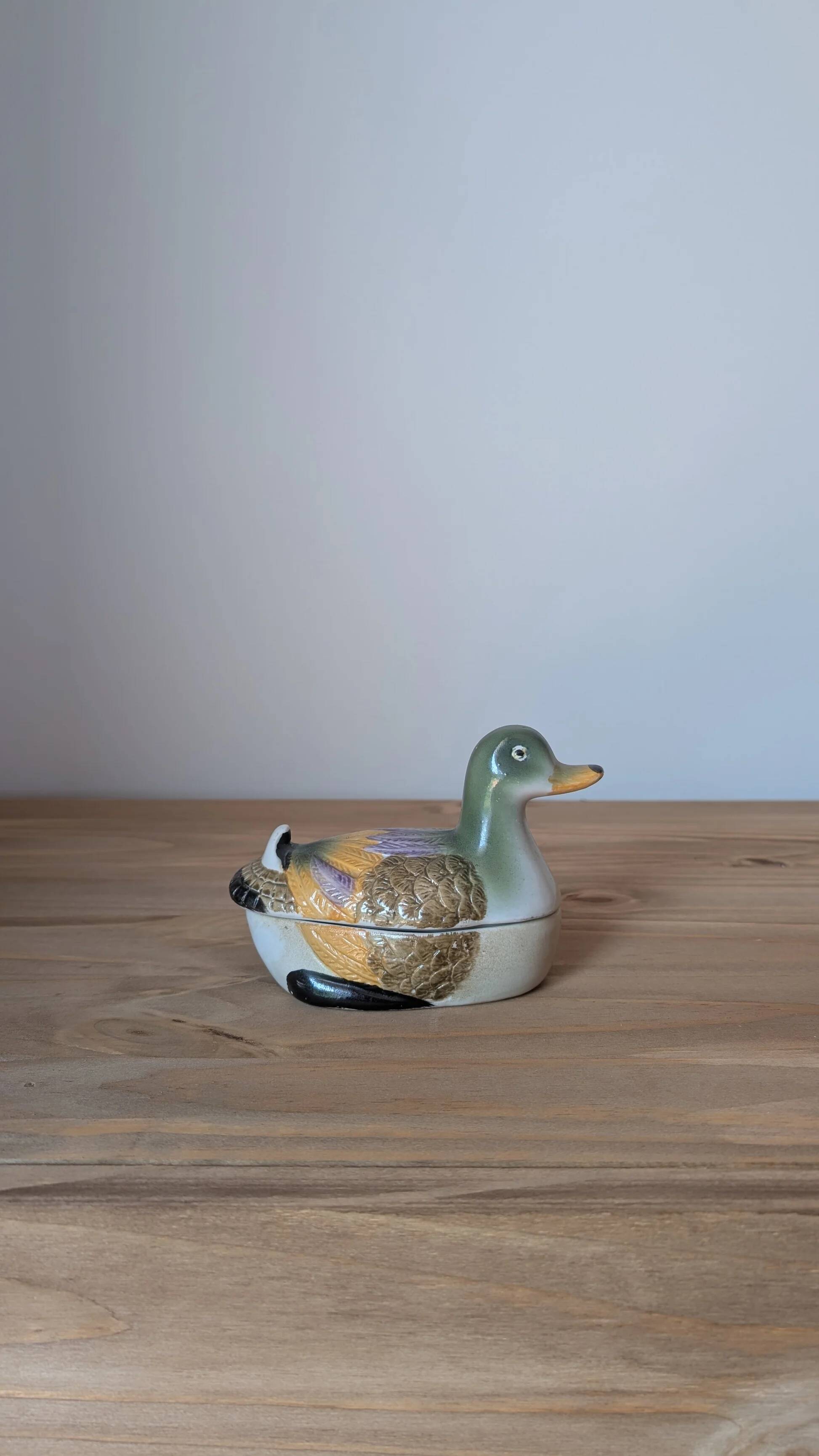 Little ceramic duck