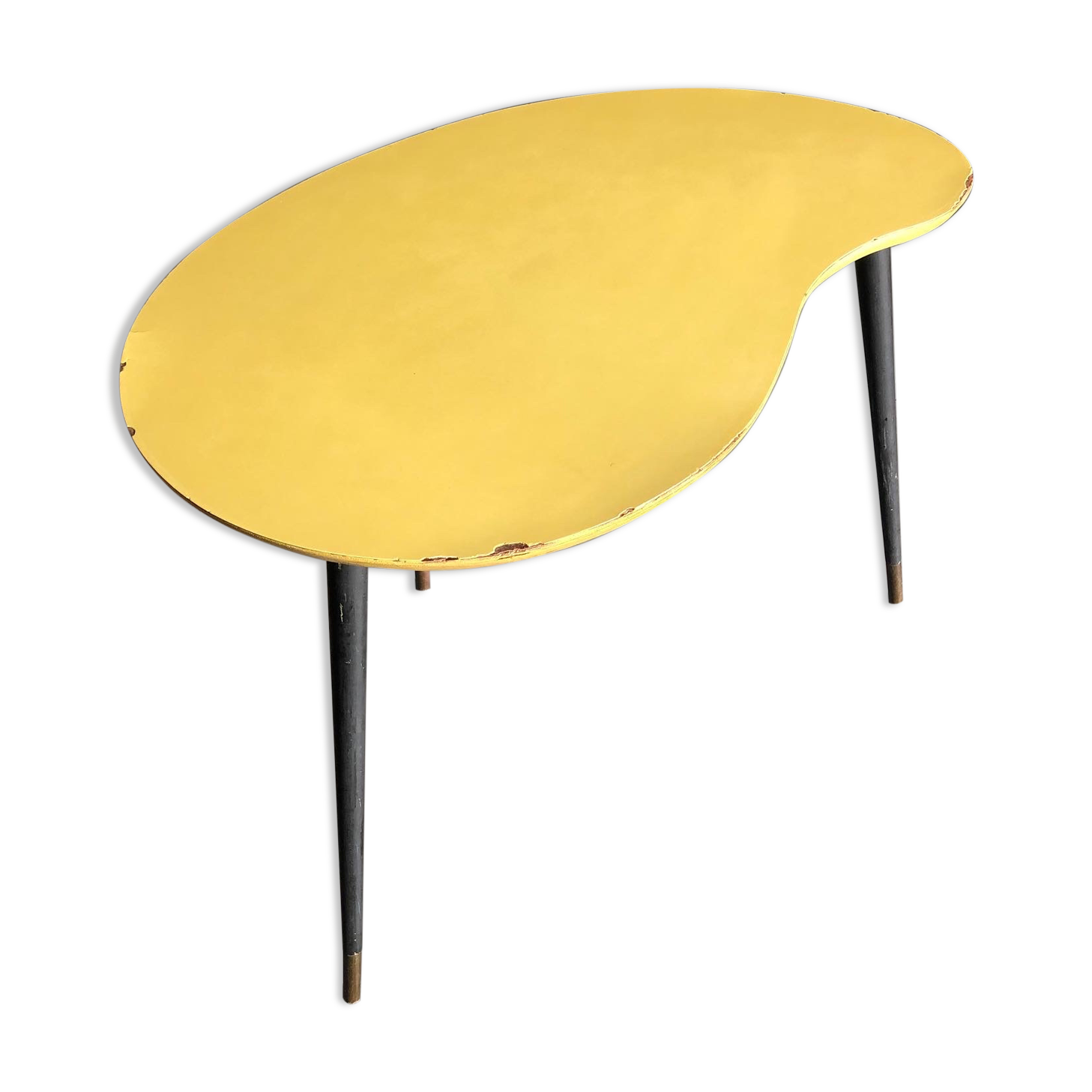 Yellow bean coffee table