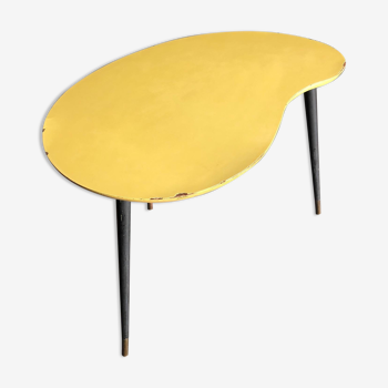 Yellow bean coffee table