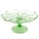 Art Deco cake stand, glass, Ząbkowice, Poland, 1970s