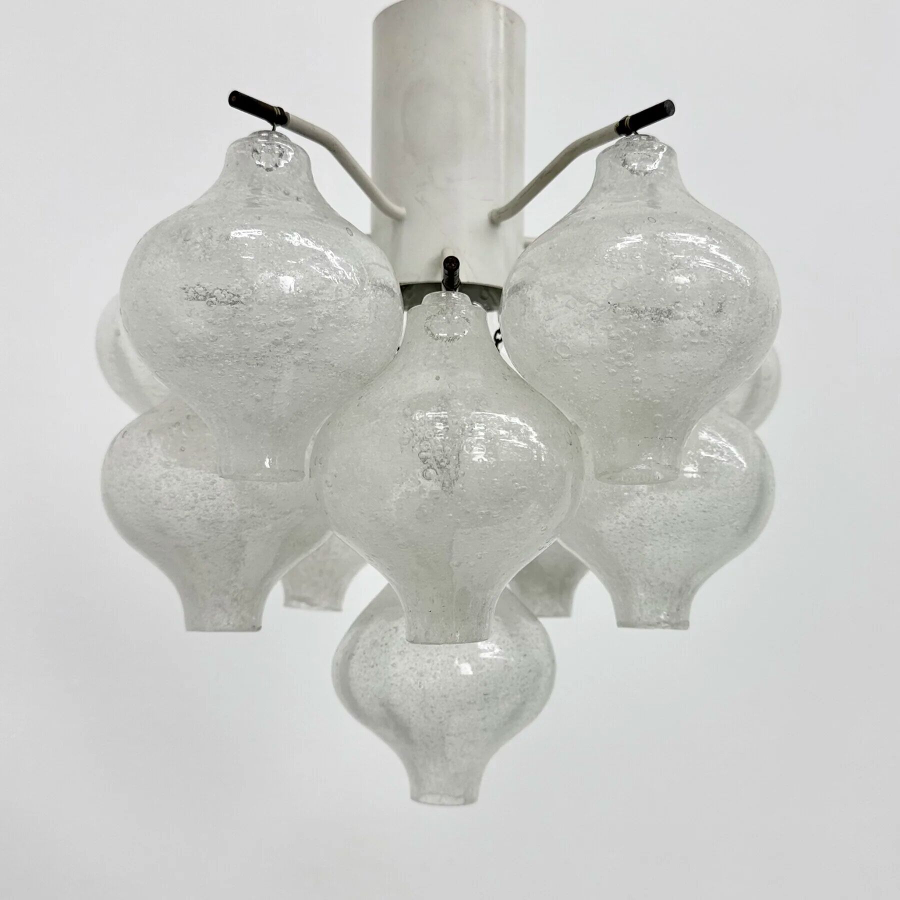 Mid-century Tulipan glass flushmount by Kalmar, Austria, 1960s