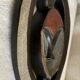 Masque africain bois sculpté polychrome
