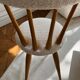 Chaise vintage en peau de mouton