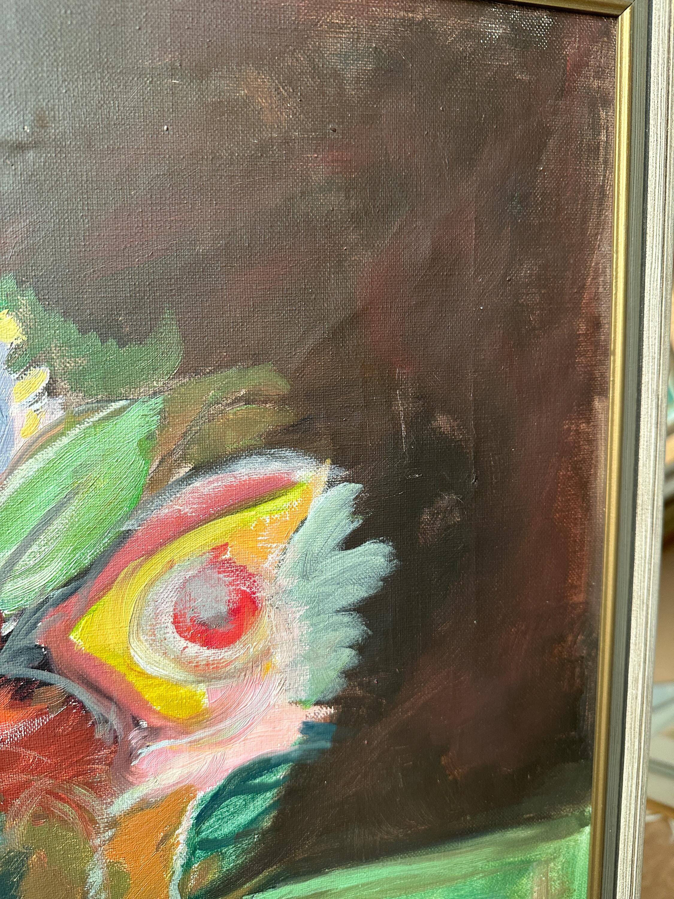 Original European Oil On Canvas – “Still Life” By Ante Gerhard