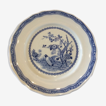 5 English collectible plates Quail by Furnivals