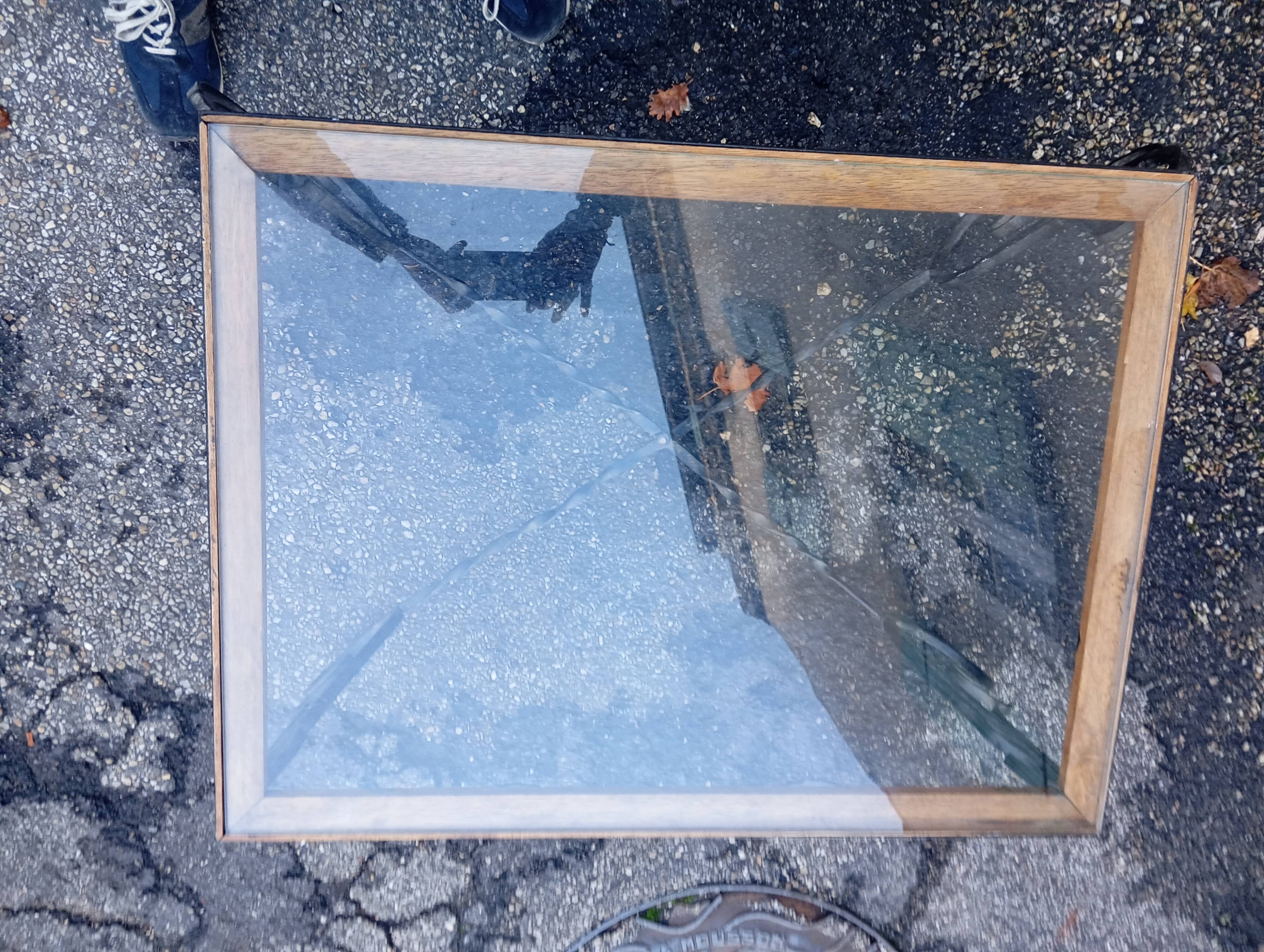 Wrought iron coffee table