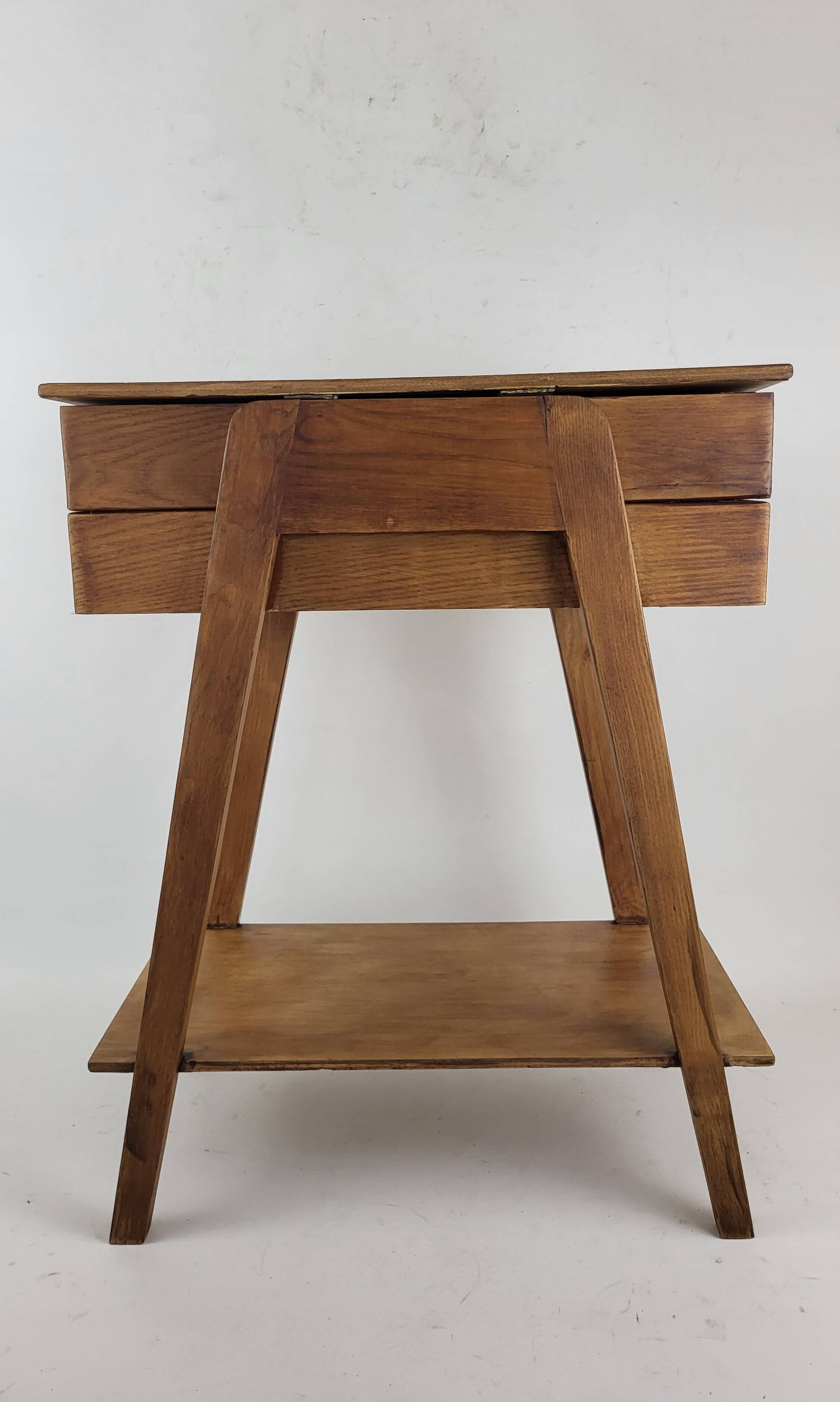 Vintage worker compass feet