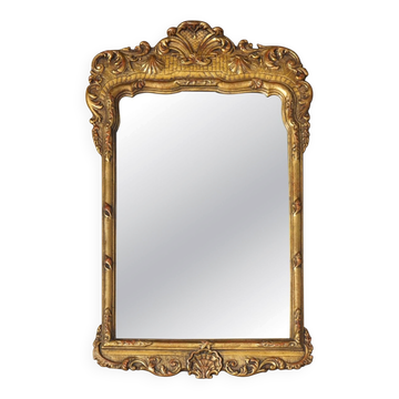 George III Chippendale Style Antique Gilded Wall Mirror
