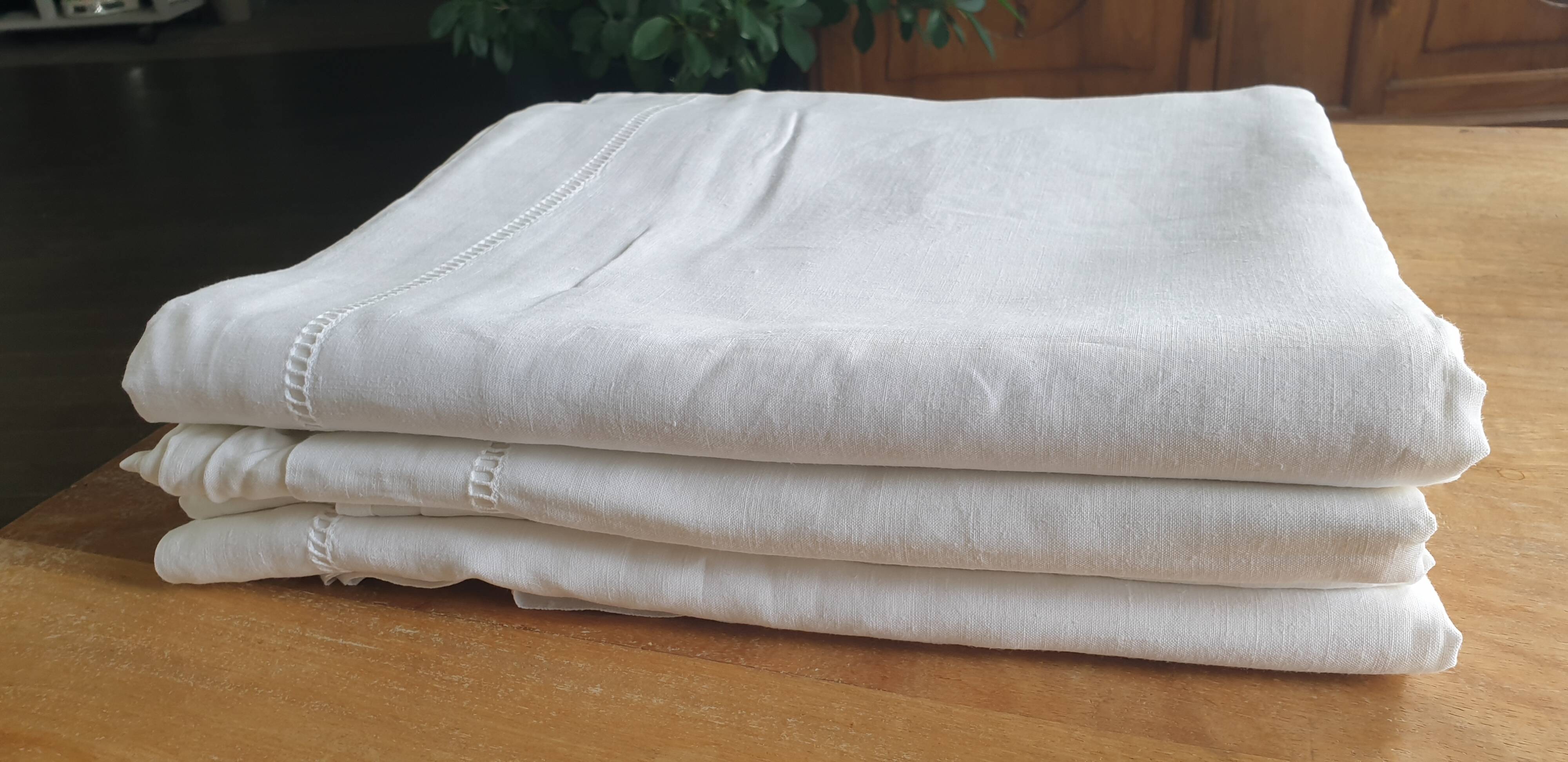 Grand curtain antique in pure linen