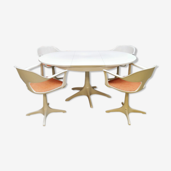 Space age dining set konrad schäfer inter lübke