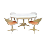 Space age dining set konrad schäfer inter lübke