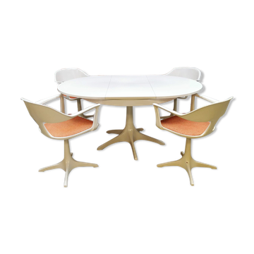 Space age dining set konrad schäfer inter lübke