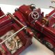 Collector toys duo of old miniature fire trucks 1930
