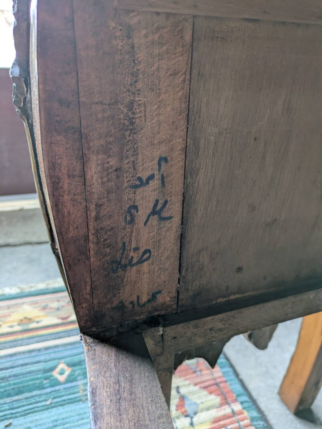 Louis XV marquetry commode