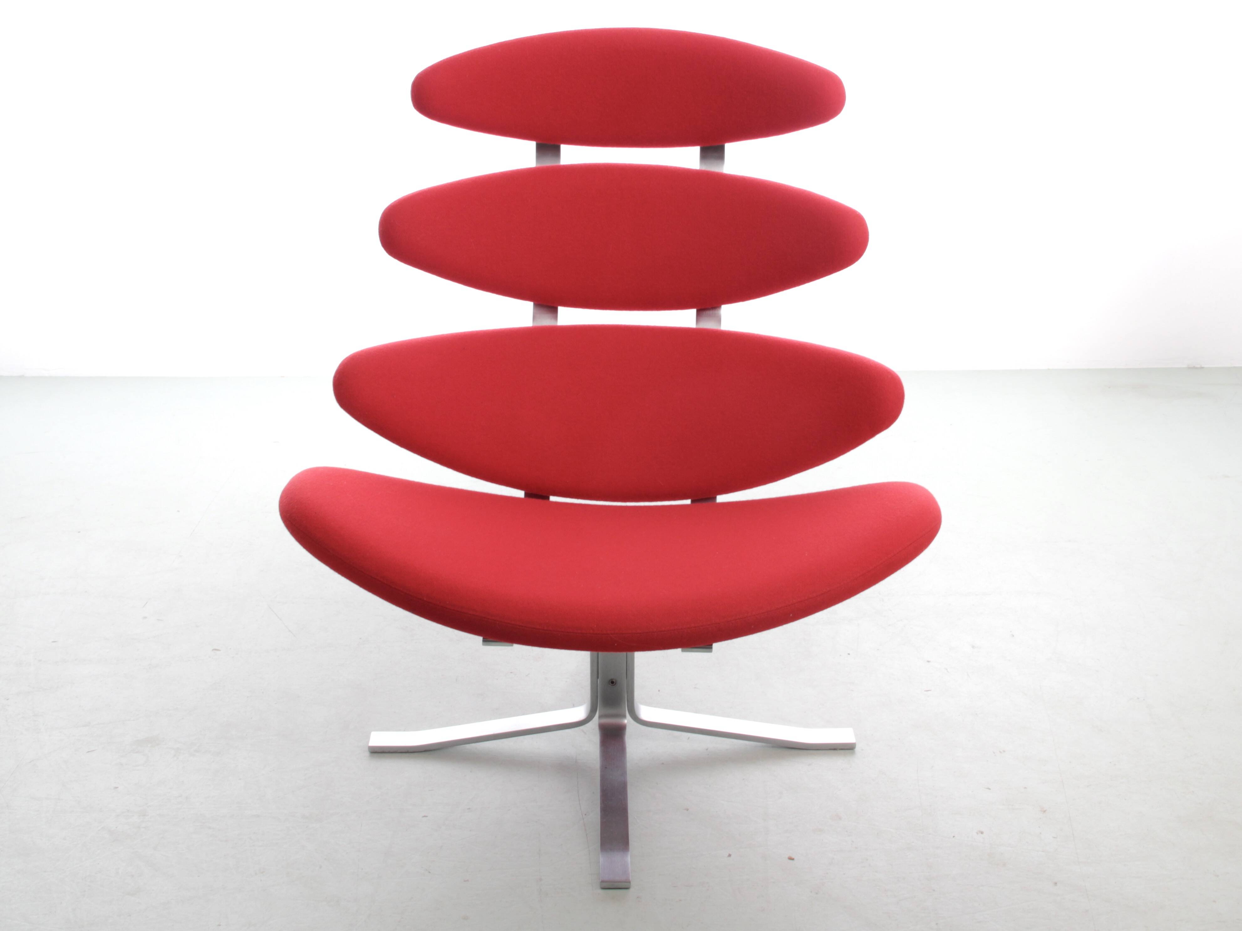 Paire de fauteuils scandinaves vintage modèle Corona