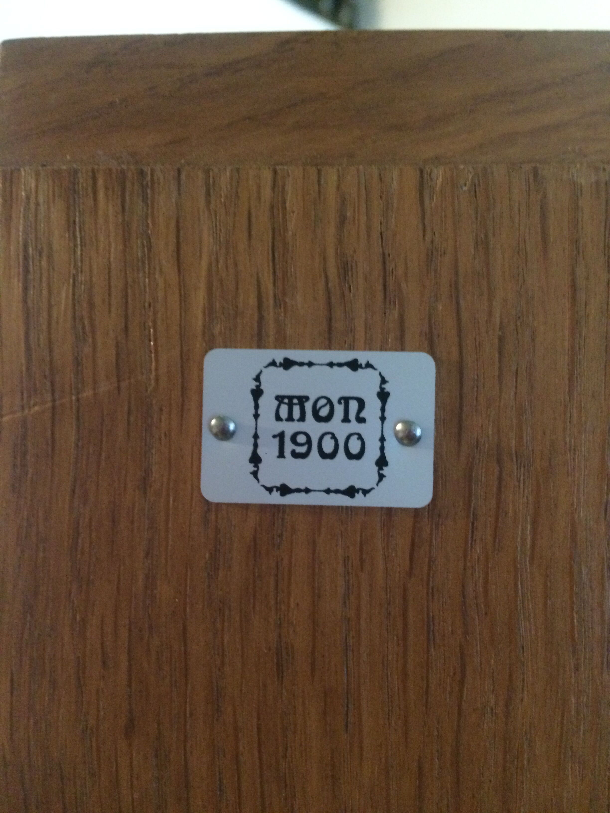 Secrétaire armoire bois en chevrons