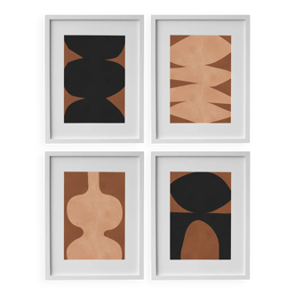 4 Framed Paintings