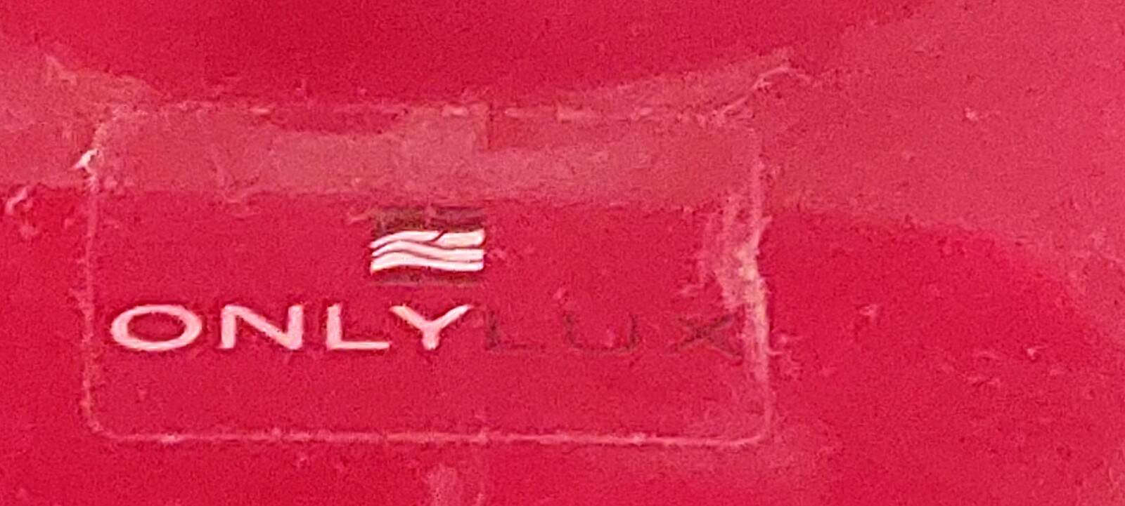 Large blown glass vase Onlylux 30 cm Italian design