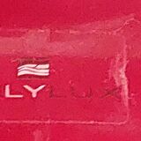 Large blown glass vase Onlylux 30 cm Italian design