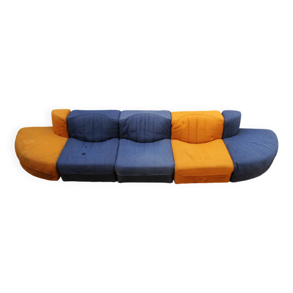 5 chauffeuses vintage, Mobilier International