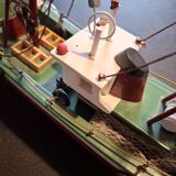 Old wooden trawler toy