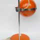 Eyeball floor lamp orange metal has ask ball space age of the 1970s