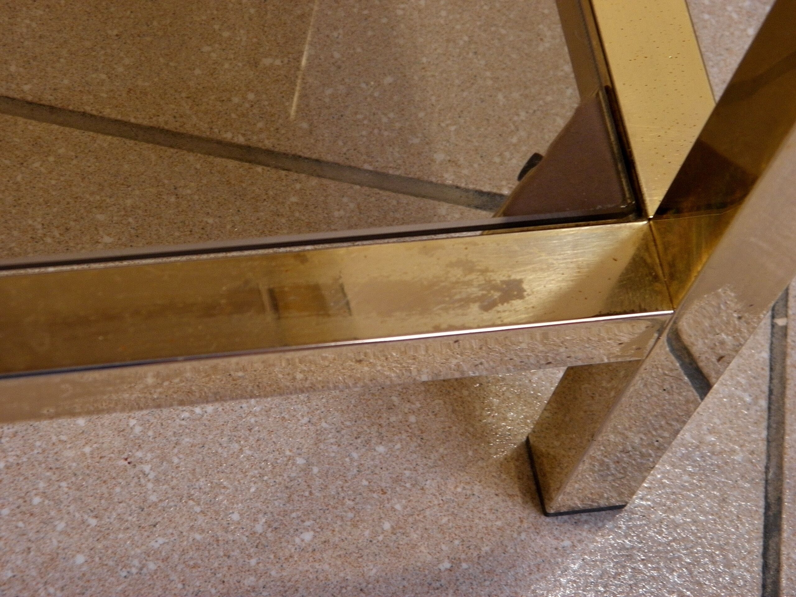 Gold metal and glass 1980