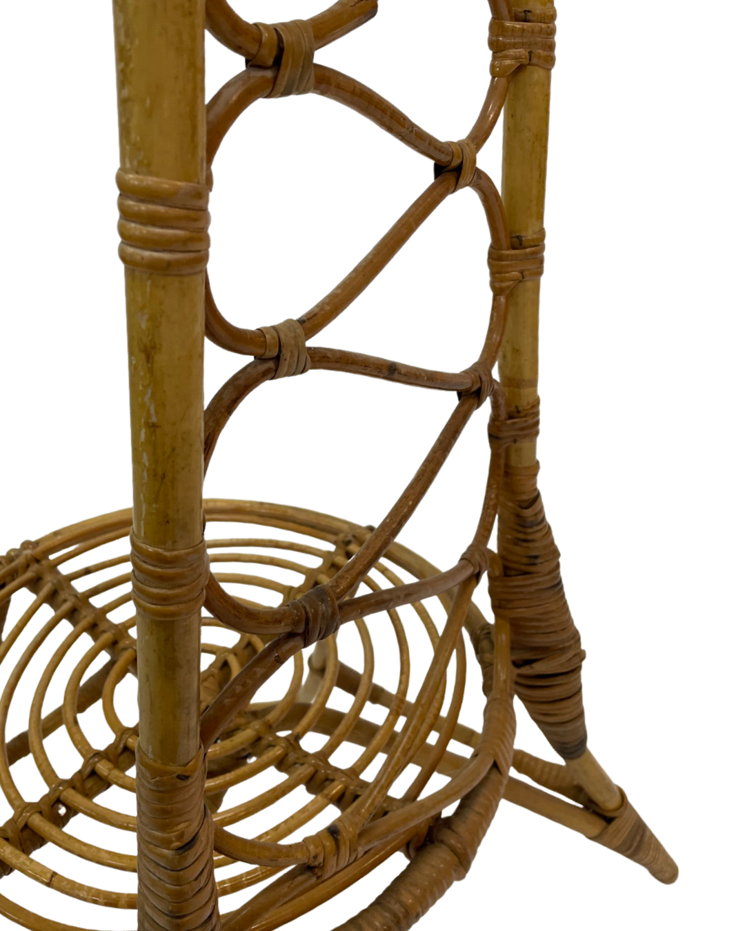 Vintage Rohe Noordwolde rattan chair