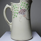 Large antique toilet bowl faience Hamage Moulin des Loups