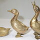 Brass/vintage duck set