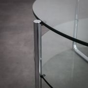 Table basse Bauhaus modèle 427 par Dutch Originals, années 1990.