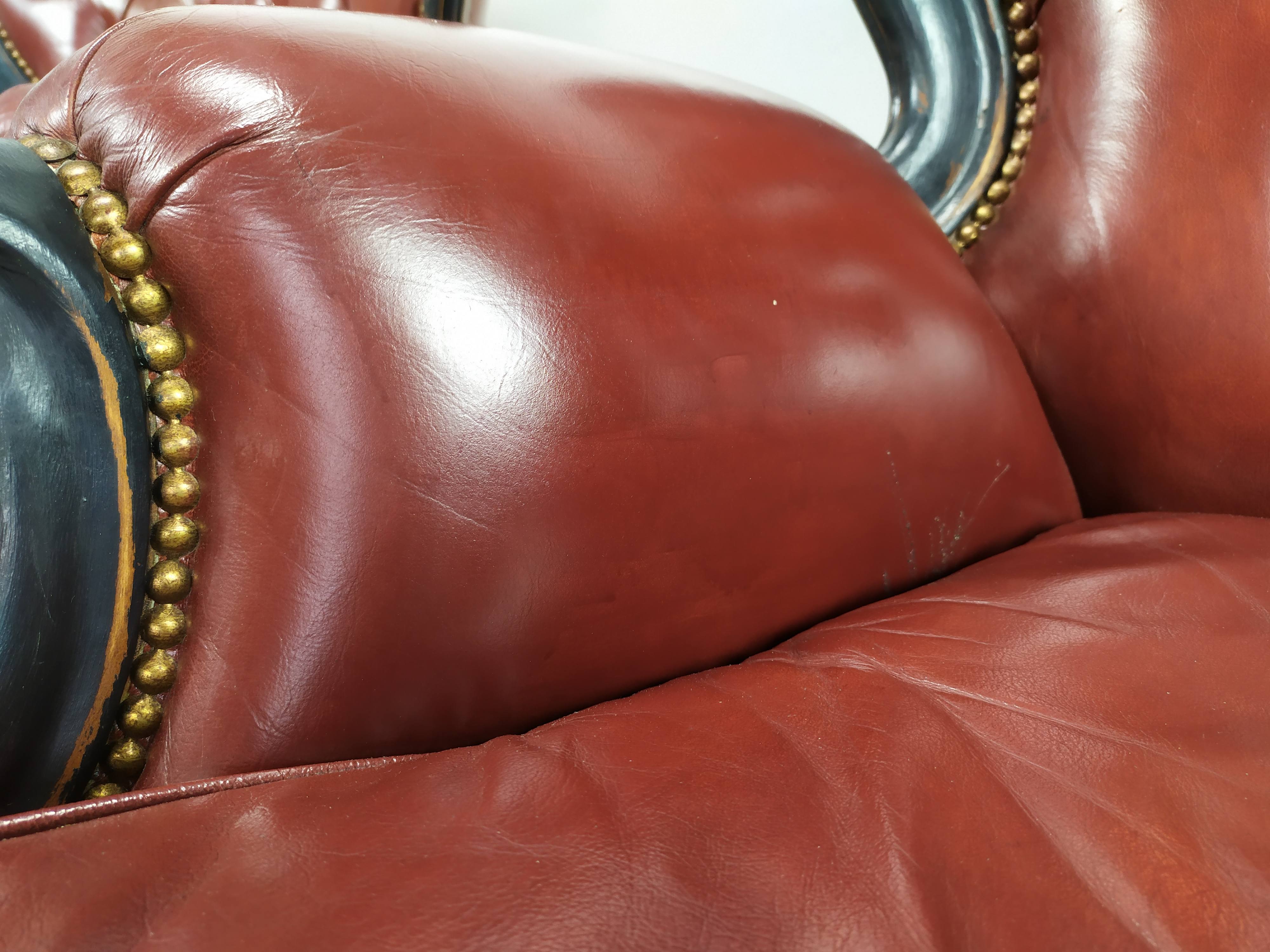 Salon Chesterfield burgundy