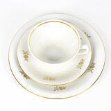 Porcelain breakfast set, Chodziez, Poland, 1950s